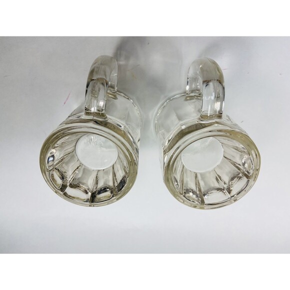 Unbranded Root Beer 12 Oz Heavy Glass Mugs Set of 2 1980's - Picture 5 of 5